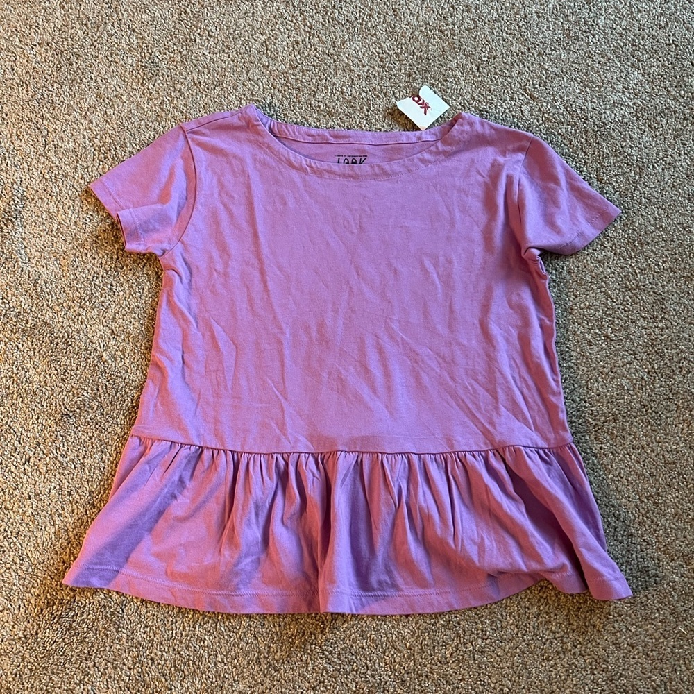 NEW J Crew purple shirt size large